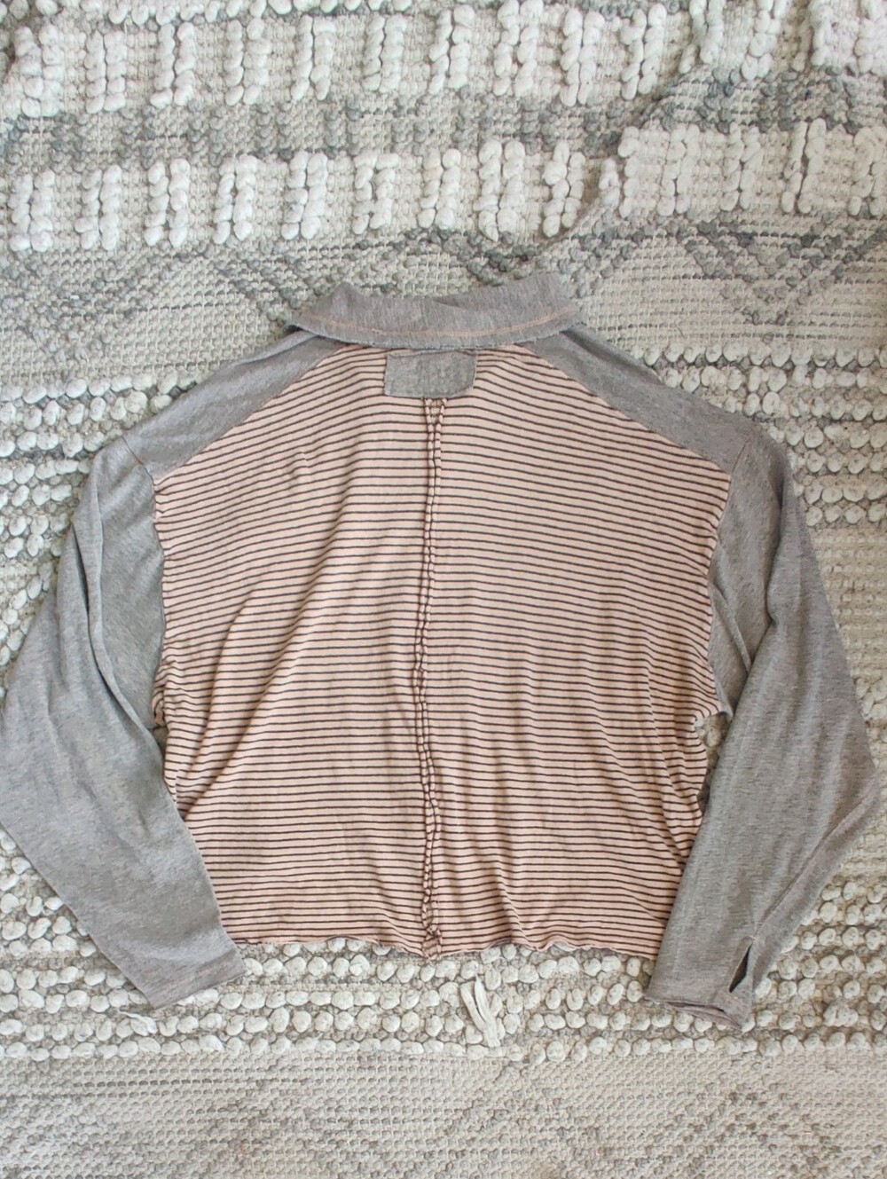 Free People We The Free Rock With Me Polo In Smoke Size Medium - Picture 5 of 7